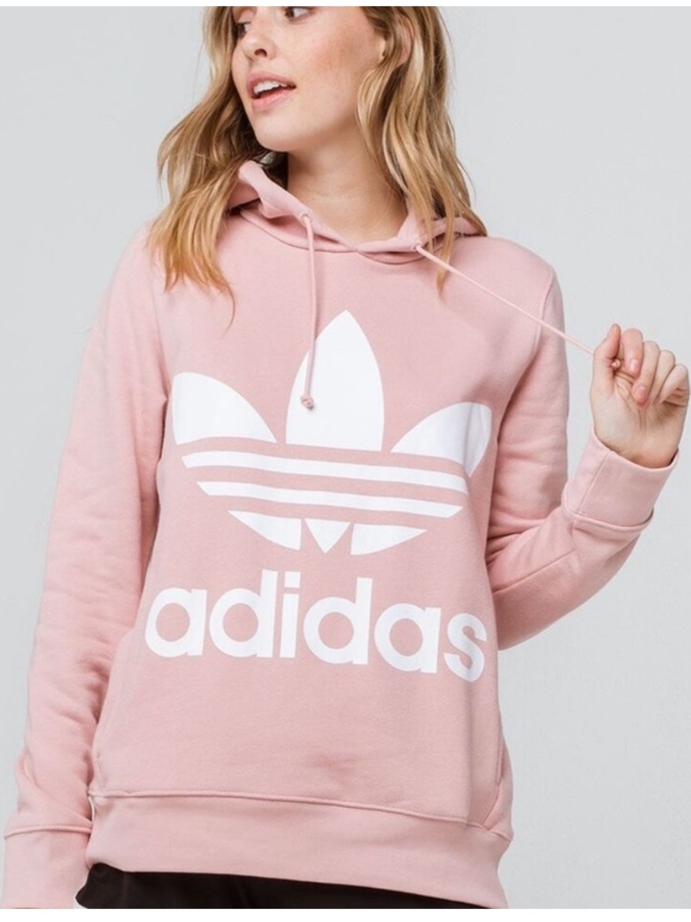 Adidas Mauve Pullover Hoodie